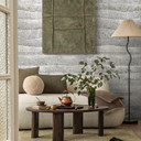 Papier peint intissé imitation béton gris mat extensible 1,59 x 2,80 m Papier peint photo Tableaux m