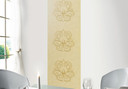 Architects Paper besticktes Panel Nobile gelb, met