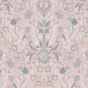 Floral pink grey - tapeta flizelinowa Country House A.S. Création - matowa i z lekką fakturą