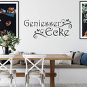 Wandtattoo Geniesser Ecke