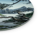 Glasbillede - Fyrreskov i Huang Shan-bjergene - NingYun Ye - Round