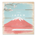 Obraz drewniany Rivers - Japonia - 40x41,5 cm