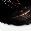 Tableau sur alu-Dibond rond Perfoncio - vin rouge pour connaisseurs