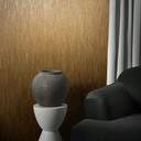 Ensfarvet non-woven tapet Natural Opulence brun