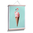 Plakat Loose - Lody Flamingo