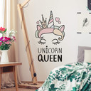 Sticker mural Kvilis - Unicorn Queen