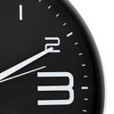 Moderne Schwarze Wanduhr - Rund Ø39 cm