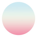 Sticker mural - Ombre Arc-en-Ciel - Rond