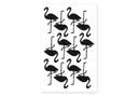 Sticker mural - Set flamants roses