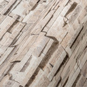 Papel pintado Piedra 3D beige - Papel pintado no tejido efecto piedra moderno para salon, entrada