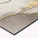 Rivestimento cucina Paesaggio astratto con colori metallici - Alma