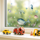 Wallsticker Klistermærker havdyr - Kvilis