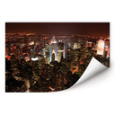 Poster autocollant - W - Manhattan