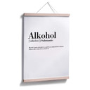 Poster Grammatik - Alkohol
