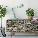 Wallprint W - Natursteinmauer Panorama