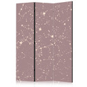 Paravent, Raumteiler freistehend, Trennwand - Night Sky: Artistic Constellations