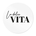 Plakat La Dolce Vita - okrągły