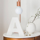 Letras decorativas de 30 cm de altura - fuente suiza