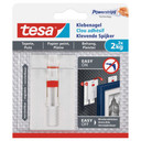 tesa® Clavo adhesivo ajustable papel pintado y yeso 2x2kg