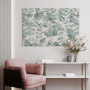 Obraz na płótnie liście dżungli akwarela kremowy - Bloomery Decor
