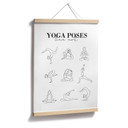 Plakat Joga - Pozy - Line Art