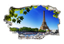 3D Wallsticker Sommer i Paris