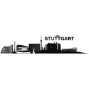 Wandtattoo Stuttgart Skyline