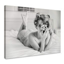 Obraz na płótnie Keane-Eye - Pisklę, kliknięcie i loki
