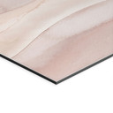 Billede af blide bakker i akvarel - Bloomery Decor – print på aluminium (Alu-Dibond)