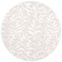 Fototapeta Delicate Watercolour Leaves - Delikatny beż - Dekoracja Bloomery - Okrągła - Samoprzylepn