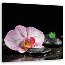 Canvasbillede, orkidéblomster Zen Spa