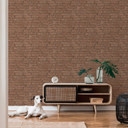 Livingwalls Industrial Papier peint effet pierres Marron Orange 
