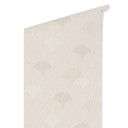 Tapet med geometrisk mønster - abstrakte halvcirkler i blød beige - Bloomery Decor