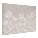 Obraz na płótnie kwiaty w kolorze beżowym - Bloomery Decor