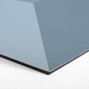 3D Hexagon Alu-Dibond - Lyseblå
