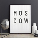 Plakat - Typografia Moskwa