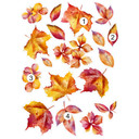 Wandtattoo Bunte Herbstblätter (18tlg.)