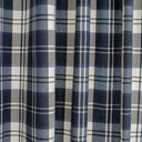 Homing Vorhang mit verdeckten Schlaufen Aiko blau -  2.45 x 1.4 m