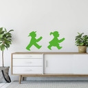 Muursticker Ampelmann - Wandelaar Set