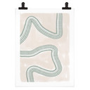 Plakat artystyczny - Abstracto Twist - uplusmestudio