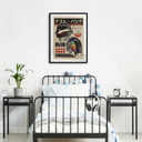 Plakat pop art print inspirowany Daft Punk - Gomes