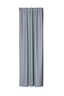 Homing Vorhang Galdin mit verdeckten Schlaufen grau -  2,45x1,40 m