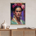 Obraz tkaniny Treechild - Portret Fridy Kahlo