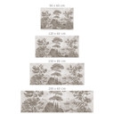 Zelfklevende Keukenachterwand met tuinlandschap in beige - Ms Tiff
