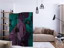 Screen room divider - Blomsterbed, 3-delt
