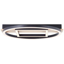 Deckenleuchte Leopold, braun, 5,5 x 39 cm, Holz Moderne LED-Deckenleuchte, dimmbar