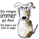 Wandtattoo Hagenmeyer - Bin morgens immer gut drauf...