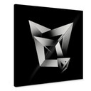 Obraz na płótnie Gong - Geometryczne kształty 3D - Kwadrat