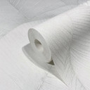 blomstret tapet, non-woven tapet Kumano hvid