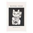 Obraz tkaniny Maneki Neko - Szczęśliwy kot - KsanaKalpa